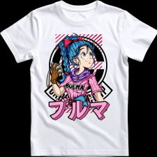 Createyou Dragon Ball Bulma 2 - Férfi - Fehér - M férfi póló