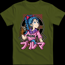 Createyou Dragon Ball Bulma 2 - Férfi - Sötétzöld - XL