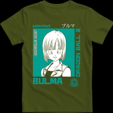 Createyou Dragon Ball Bulma - Férfi - Sötétzöld - L