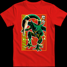 Createyou Dragon Ball Cell - Gyermek - Piros - L