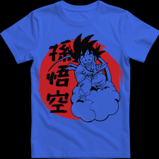 Createyou DRAGON BALL Goku - Gyermek - Királykék - XS gyerek póló