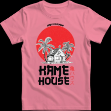 Createyou DRAGON BALL Kame House - Férfi - Pink - 2XL férfi póló
