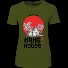 Createyou DRAGON BALL Kame House - Női - Sötétzöld - 2XL női póló