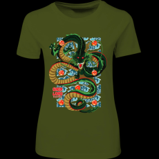 Createyou Dragon Ball Shen Long - Női - Sötétzöld - XL