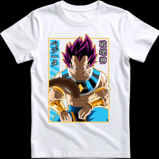 Createyou Dragon Ball Vegeta - Férfi - Fehér - XL