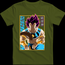 Createyou Dragon Ball Vegeta - Férfi - Sötétzöld - XL