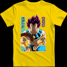 Createyou Dragon Ball Vegeta - Gyermek - Sárga - S gyerek póló