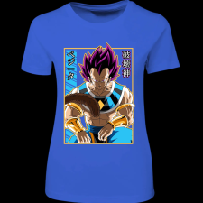 Createyou Dragon Ball Vegeta - Női - Királykék - S női póló