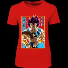 Createyou Dragon Ball Vegeta - Női - Piros - L