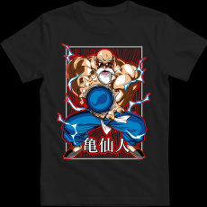 Createyou Dragon Ball Zseniális Teknős - Férfi - Fekete - L