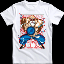 Createyou Dragon Ball Zseniális Teknős - Gyermek - Fehér - M gyerek póló