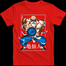 Createyou Dragon Ball Zseniális Teknős - Gyermek - Piros - XS