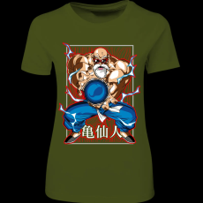 Createyou Dragon Ball Zseniális Teknős - Női - Sötétzöld - S