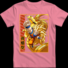 Createyou DragonBall SSJ3 Goku - Gyermek - Pink - XS