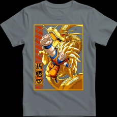 Createyou DragonBall SSJ3 Goku - Gyermek - Szürke - M