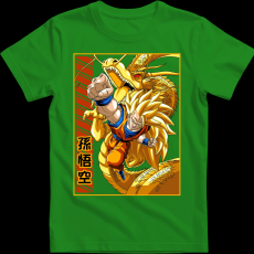 Createyou DragonBall SSJ3 Goku - Gyermek - Zöld - XS