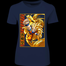 Createyou DragonBall SSJ3 Goku - Női - Sötétkék - S