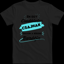 Createyou Egy csodálatos nő barátja - Férfi - Fekete - M férfi póló