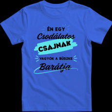 Createyou Egy csodálatos nő barátja - Férfi - Királykék - 2XL