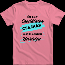 Createyou Egy csodálatos nő barátja - Férfi - Pink - M férfi póló