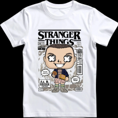 Createyou Eleven With Eggos Stranger Things - Férfi - Fehér - 2XL