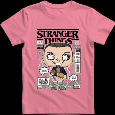 Createyou Eleven With Eggos Stranger Things - Férfi - Pink - L férfi póló