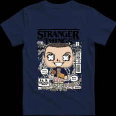 Createyou Eleven With Eggos Stranger Things - Férfi - Sötétkék - M