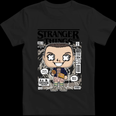 Createyou Eleven With Eggos Stranger Things - Gyermek - Fekete - L