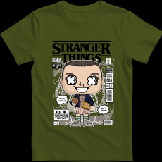 Createyou Eleven With Eggos Stranger Things - Gyermek - Sötétzöld - M