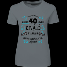 Createyou Érett ... éves ... Legenda - Női , Szürke , M