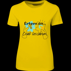 Createyou Értem én.... - Női , Sárga , L