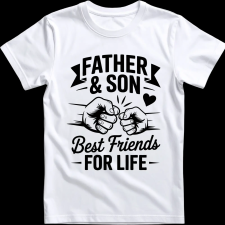 Createyou Father és Son - Férfi , Fehér , 3XL férfi póló