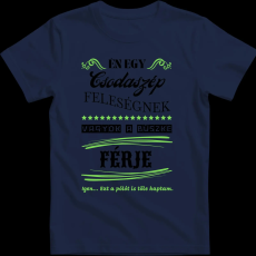 Createyou Feleségére büszke férj - Férfi - Sötétkék - S