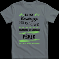 Createyou Feleségére büszke férj - Férfi - Szürke - L