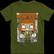 Createyou Fifth Element - Gyermek - Sötétzöld - M gyerek póló