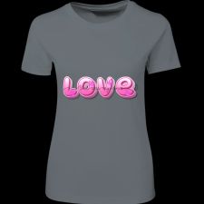 Createyou Forever Love - Női , Szürke , L női póló