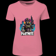 Createyou Fortnite egyedi póló 2 - Női - Pink - M női póló