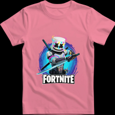 Createyou Fortnite egyedi póló 3 - Férfi - Pink - 3XL férfi póló