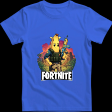 Createyou Fortnite egyedi póló 5 - Férfi - Királykék - S férfi póló