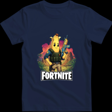 Createyou Fortnite egyedi póló 5 - Férfi - Sötétkék - 2XL férfi póló