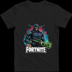 Createyou Fortnite egyedi póló 6 - Férfi - Fekete - 2XL