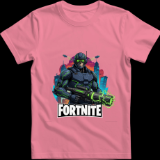 Createyou Fortnite egyedi póló 6 - Férfi - Pink - 2XL