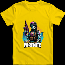 Createyou Fortnite egyedi póló - Férfi - Sárga - 2XL férfi póló