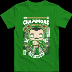 Createyou Freddy Mercuri Queen - Férfi - Zöld - 2XL