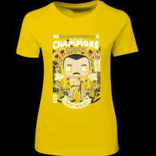 Createyou Freddy Mercuri Queen - Női - Sárga - 2XL női póló