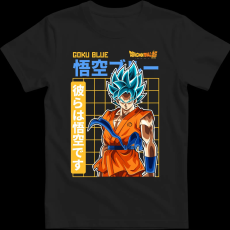 Createyou GOKU BLUE - Férfi - Fekete - L