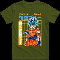 Createyou GOKU BLUE - Férfi - Sötétzöld - XL