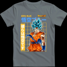 Createyou GOKU BLUE - Férfi - Szürke - XL férfi póló