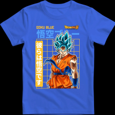 Createyou GOKU BLUE - Gyermek - Királykék - XS gyerek póló