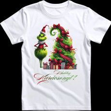 Createyou Grinch,Boldog Karácsonyt! - Férfi - Fehér - M